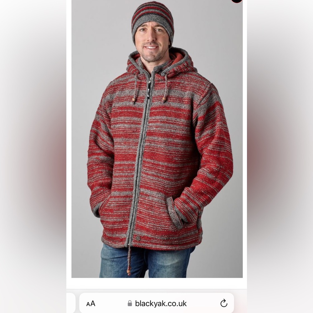 Black Yak Wool + Fleece Jacket